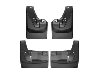 WeatherTech No Drill Mudflaps Rear Black: Ram 2500/3500 2019-2026