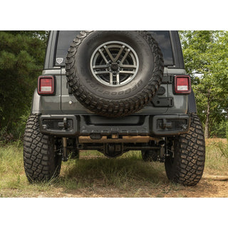 Rugged Ridge Spartacus Rear Bumper Black (REAR): Jeep Wrangler JL 2018-2025 w/ 3.6L V6 / 3.0L EcoDiesel / 2.0L Turbo
