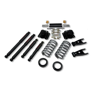 Belltech Lowering Kit 2" Or 3" F 4" R drop With ND Shocks: Dodge Ram V8 (Extended Cab Auto Trans) 1994 - 1999