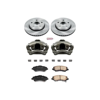 PowerStop Autospecialty Brake Kit (FRONT): Jeep Wrangler 2007-2018 3.6L/3.8L w/Calipers