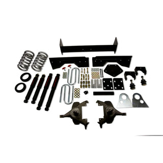 Belltech Lowering Kit 4" Or 5" F 6" R drop With ND Shocks: Dodge Ram V8 (Extended Cab Auto Trans) 1994 - 1999