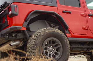 DV8 Offroad Rear Inner Fenders Aluminum (REAR): Jeep Wrangler JL 2018-2026 2.0L/3.6L