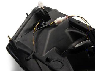 Raxiom Axial Headlights w/ SEQL LED Bar (Clear Lens, Black Housing): Fits Most Dodge Ram Models (2006-2009)