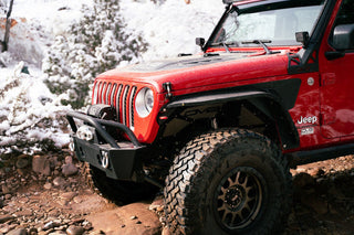 DV8 Offroad Pocket Front Bumper (FRONT): Jeep Wrangler JK (2018) / Wrangler (18-22)