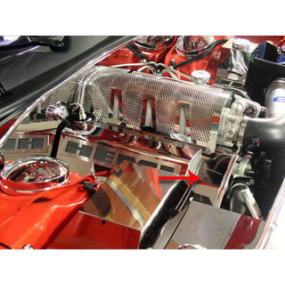 American Car Craft Polished Engine Harness Cover: Dodge Challenger 6.1L SRT8 2008 - 2010