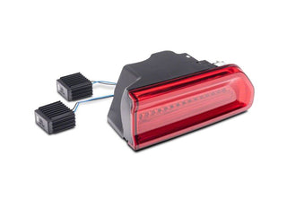 Raxiom LED Tail Lights Chrome Housing Red/Clear Lens: Dodge Challenger 2008-2014