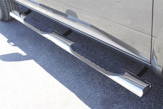 LUND 5in Oval Straight SS Nerf Bars Polished: Fits Ram 1500/2500/3500 2009-2024 3.6L/5.7L