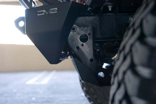 DV8 Offroad Sway-Bar Disconnect Motor Skid Plate (FRONT): Jeep Wrangler JL/Gladiator JT 2018-2025
