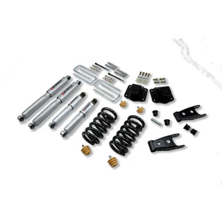 Belltech Lowering Kit 3" F 4" R drop With SP Shocks: Dodge Ram 3500 (V10 & Diesel) 1994 - 2002
