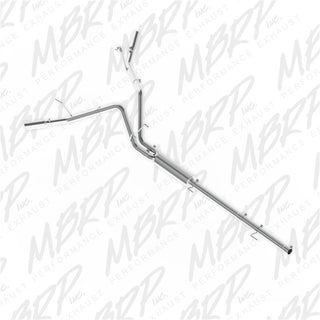 MBRP Cat Back Exhaust System (Dual Split Side Exit): Dodge Ram 5.7L Hemi (09-10) & Ram 5.7L Hemi 1500 (11-18)