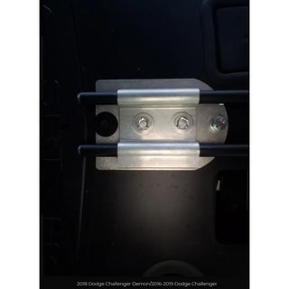 Sto N Sho Quick Release Front License Plate Bracket: Dodge Challenger Hellcat / Demon / ScatPack Widebody 2015 - 2023 (Lower Mount)