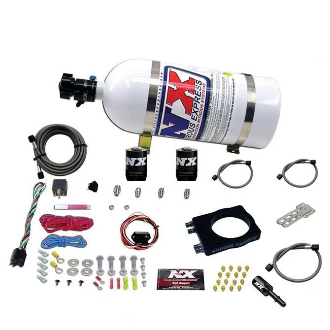 Nitrous Express Hemi Plate Nitrous Kit: Chrysler / Dodge / Ram / Jeep 5.7L Hemi, 6.1L SRT8 & 6.4L 392 2005 - 2025