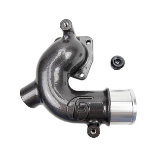 Wehrli WCFab X Fleece Thermostat Housing Gloss Black: Dodge Ram 2500/3500 1998-2018 5.9L/6.7L Diesel