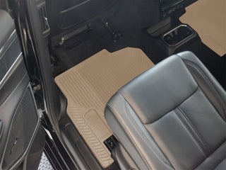 WeatherTech 2nd Row Rear All-Weather Floor Mats Tan: Fits Jeep 2022-2026