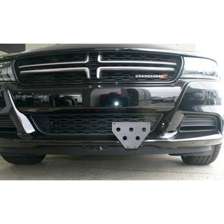 Sto N Sho Quick Release Front License Plate Bracket: Dodge Charger SXT / GT / RT 2015 - 2023 (WITH Adaptive Cruise)