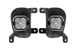 Diode Dynamics SS3 Sport Ram Vert Kit White SAE Fog: Ram 1500 2013-2024 5.7L/3.6L