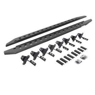 Go Rhino RB20 Slim Line Running Boards Kit w/ Brackets: Jeep Gladiator (2018-2026) - Bedliner Coat