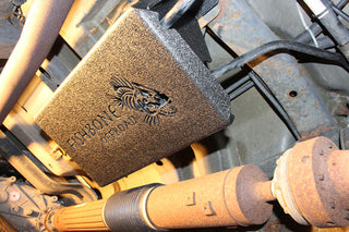 Fishbone Offroad Steel EVAP Canister Skid Plates - Black Textured Powdercoat: Fits Most Jeep Wrangler / Grand Cherokee Models (2005-2018)