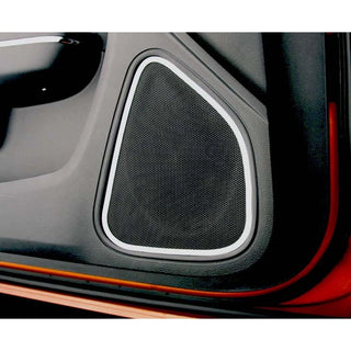 American Car Craft Front Door Speaker Trim (Polished): Dodge Charger R/T 2011 - 2014