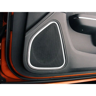 American Car Craft Front Door Speaker Trim (Polished): Dodge Charger R/T 2011 - 2014
