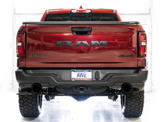 AWE Tuning 0FG Cat-Back Exhaust w/ Diamond Black Tips: Ram 1500 3.0L 2025-2026