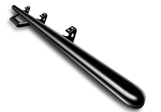 N-Fab Wheel-to-Wheel Nerf Step Bar 3in (TEXTURED BLACK): Fits Most Jeep Wrangler Models (2007-2018)