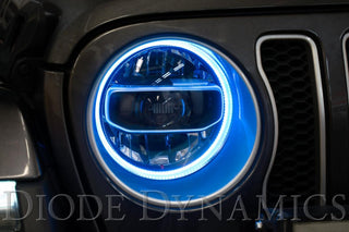 Diode Dynamics RGBW HD LED Halos: Jeep Wrangler / Gladiator (2018-2026)