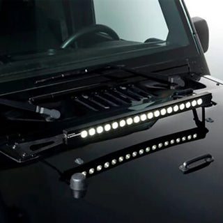 Putco 07-18 Jeep Wrangler JK - 20in Luminix Light Bar w/ Hood bracket Luminix Jeep LED Kits