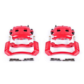 Power Stop 02-05 Dodge Ram 1500 Front Red Calipers w/Brackets - Pair