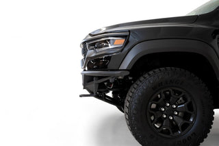 Addictive Desert Designs PRO Bolt-On Front Bumper w/ Sensors: Ram 1500 TRX (2019-24) - Hammer Black/Satin Black