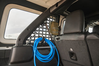 DV8 Offroad Rear Window Pocketed Molle Panels (REAR): Jeep Wrangler JL 2018-2026 2.0L Turbo/3.6L V6