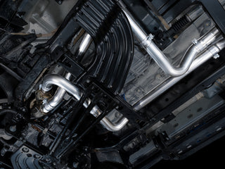 AWE Tuning Dual Rear Exit Catback Exhaust Diamond Black Tips (REAR): Ram 1500 3.0L 2025-2026