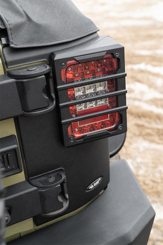 Rugged Ridge Rear Corner Body Armor Kit: Fits Most Jeep Wrangler Models (2007-2018)