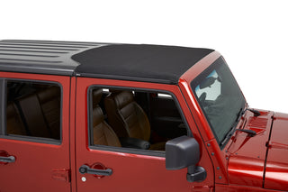 Bestop Sunrider Hardtop Premium Black Twill (F&R): Jeep Wrangler JK 2007-2018 3.6L / 3.8L V6