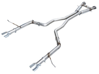 AWE Tuning Track Edition Exhaust Chrome Silver Tips (REAR): Durango SRT 392 6.4L / SRT Hellcat 6.2L 2018-2025