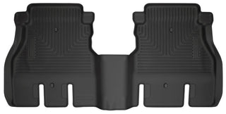 Husky Liners Black WeatherBeater Floor Liners (SECOND ROW): Jeep Wrangler 2018-2024