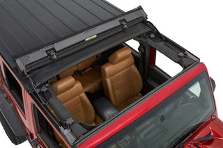 Bestop Sunrider Hardtop Premium Black Twill (F&R): Jeep Wrangler JK 2007-2018 3.6L / 3.8L V6