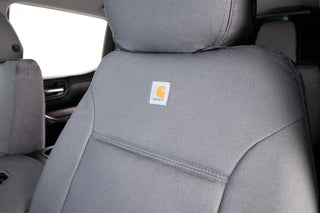 Covercraft 19-24 Dodge Ram 1500 Carhartt PrecisionFit Custom Second Row Seat Covers - Gravel