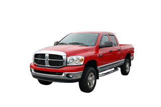 AVS Ventvisor In-Channel Window Deflectors (4PC, Smoke): Dodge RAM Quad Cab 2002 - 2009 (1500, 2500, 3500)