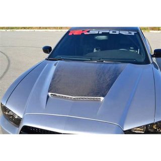 RK Sport Carbon Fiber Ram Air Hood: Dodge Charger 2011 - 2014