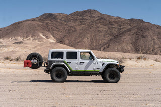 DV8 Offroad Body Mounted Tire Carrier: Jeep Wrangler JL 2018-2025 3.6L / 6.4L 392