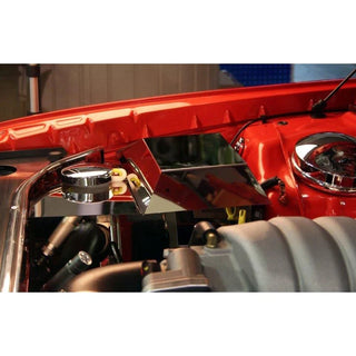 American Car Craft Polished Fuse Box Cover: Dodge Challenger R/T SRT8 2008 - 2014