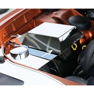 American Car Craft Polished Fuse Box Cover: 300C / Charger / Magnum 5.7L Hemi & 6.1L SRT8 2005 - 2010