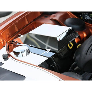American Car Craft Polished Fuse Box Cover: 300C / Charger / Magnum 5.7L Hemi & 6.1L SRT8 2005 - 2010