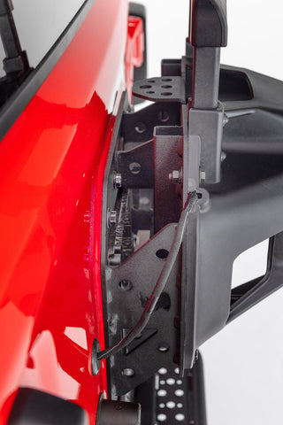 Go Rhino Rockline Spare Tire Relocation Kit: Fits Most Jeep Wrangler Models (2007-2026)