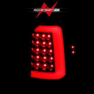 ANZO 1997-2004 Dodge Dakota LED Taillights Black Housing Clear Lens Pair