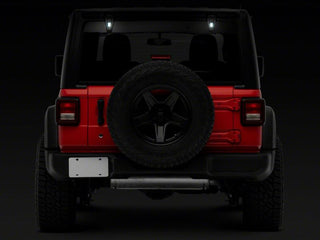 Raxiom Axial Rear Window Glass Hinge LED Lights (REAR): Jeep Wrangler JL 2018-2025 6.4L 392 / 3.6L V6 / 3.0L EcoDiesel