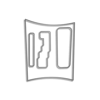 American Car Craft Shifter Plate Trim Rings (Polished): Dodge Charger R/T 2011 - 2014