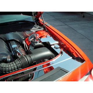 American Car Craft Water Tank / Power Steering Cover: Dodge Challenger R/T SRT8 2008 - 2010