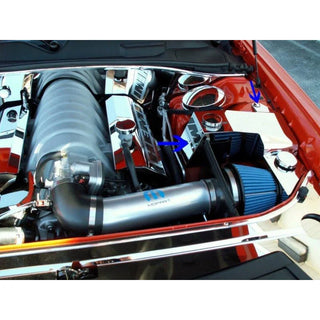 American Car Craft Water Tank / Power Steering Cover: Dodge Challenger R/T SRT8 2008 - 2010